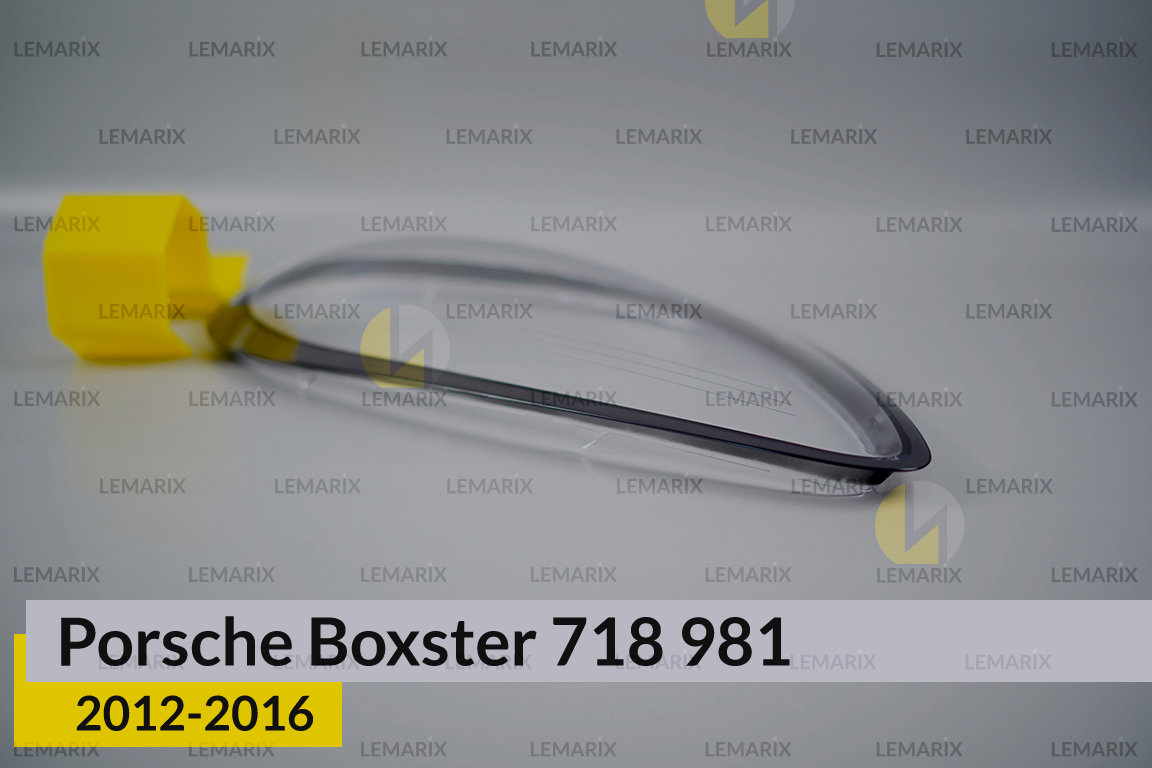 Стекло фары Porsche Boxster 718 981 (2012-2016) левое
