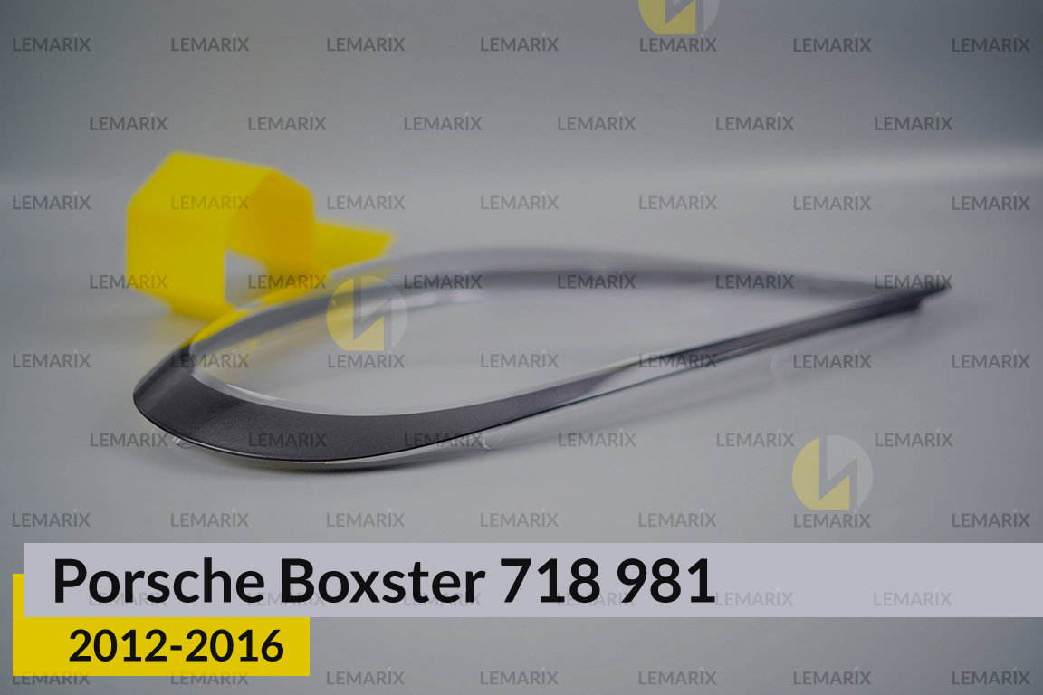 Стекло фары Porsche Boxster 718 981 (2012-2016) левое