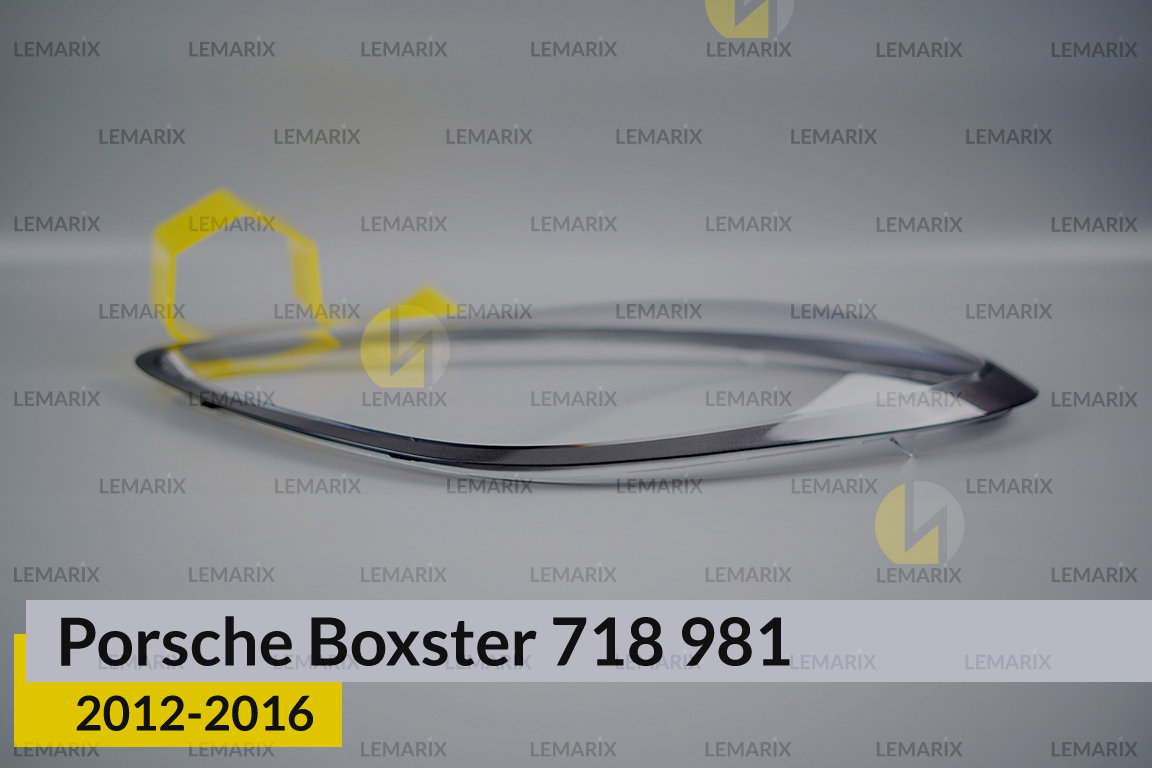 Стекло фары Porsche Boxster 718 981 (2012-2016) левое