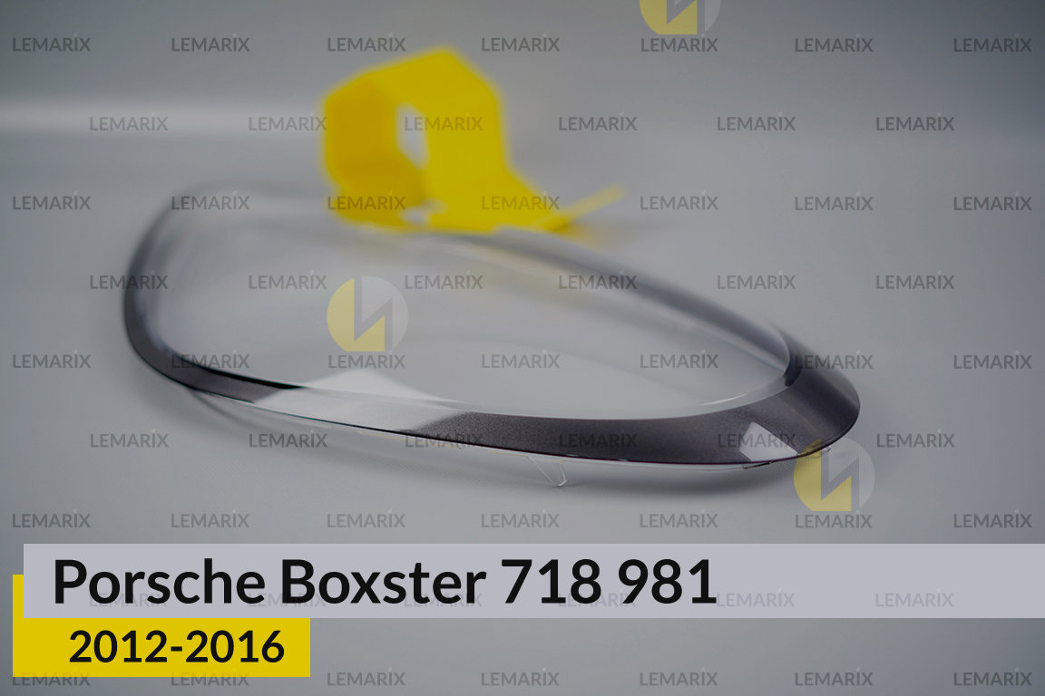 Стекло фары Porsche Boxster 718 981 (2012-2016) левое