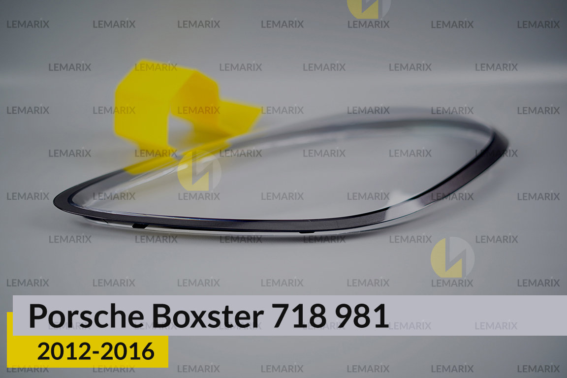 Стекло фары Porsche Boxster 718 981 (2012-2016) левое