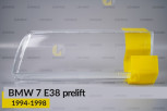 Скло фари BMW 7 E38 (1994-1998) дорест ліве