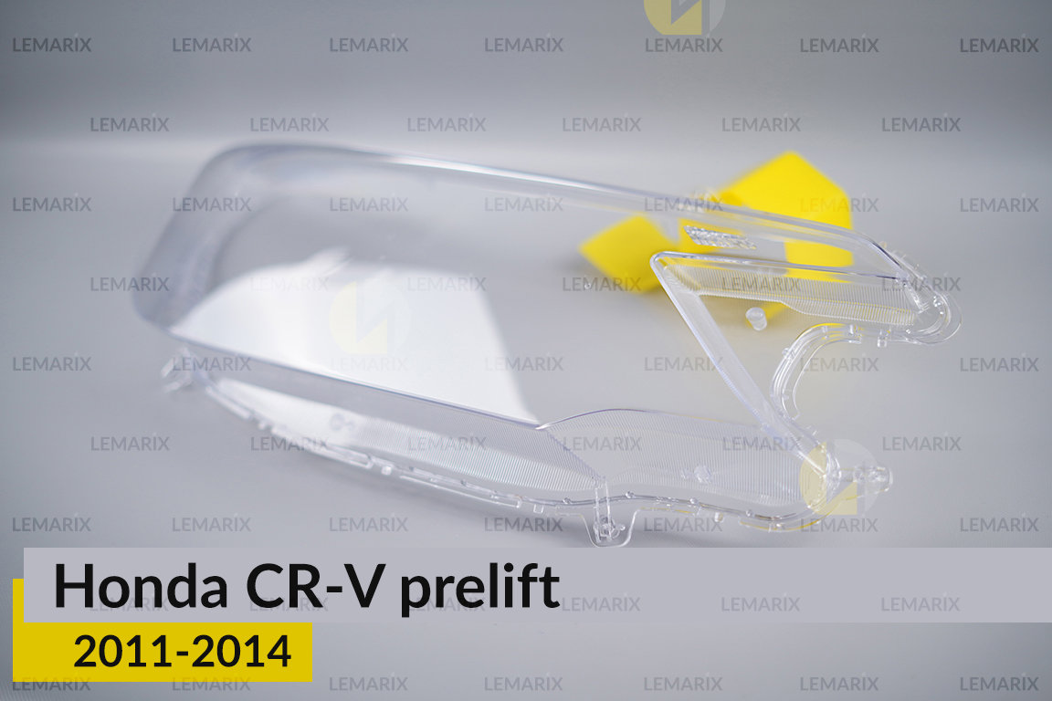 Скло фари Honda CR-V (2011-2014) дорест праве
