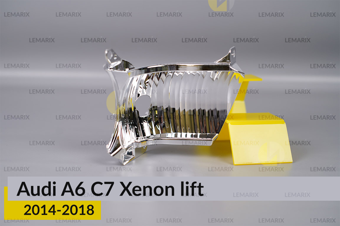 Хромований відбивач поворотника Audi A6 C7 Xenon (2014-2018) рест правий