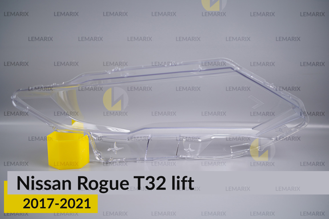 Скло фари Nissan Rogue T32 (2017-2021) рест ліве