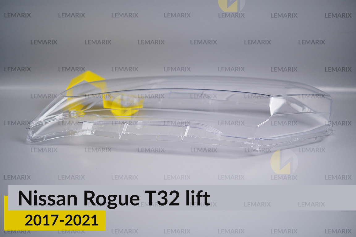 Скло фари Nissan Rogue T32 (2017-2021) рест ліве