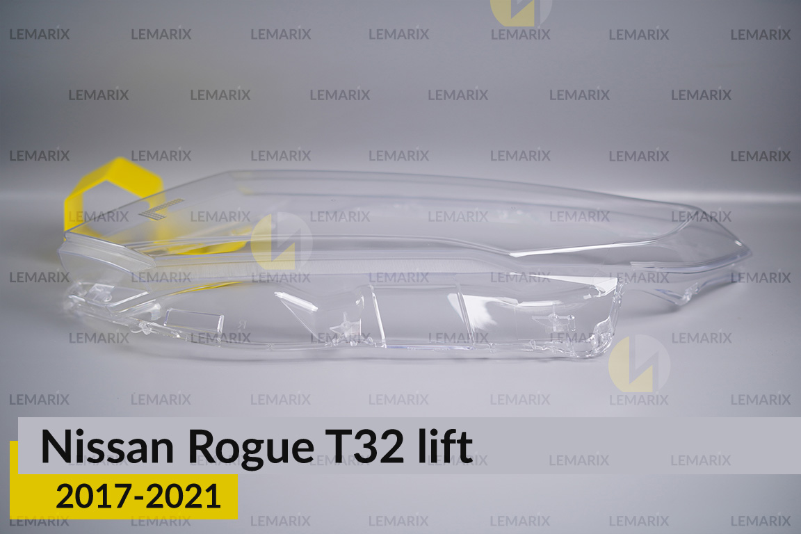 Скло фари Nissan Rogue T32 (2017-2021) рест ліве