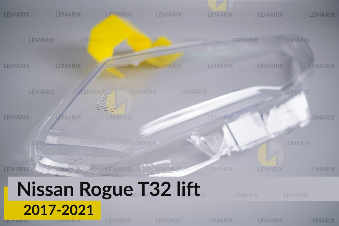 Скло фари Nissan Rogue T32 (2017-2021) рест ліве