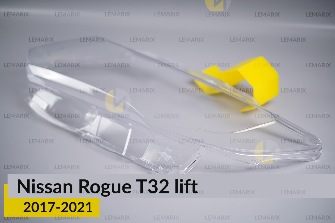 Скло фари Nissan Rogue T32 (2017-2021) рест ліве