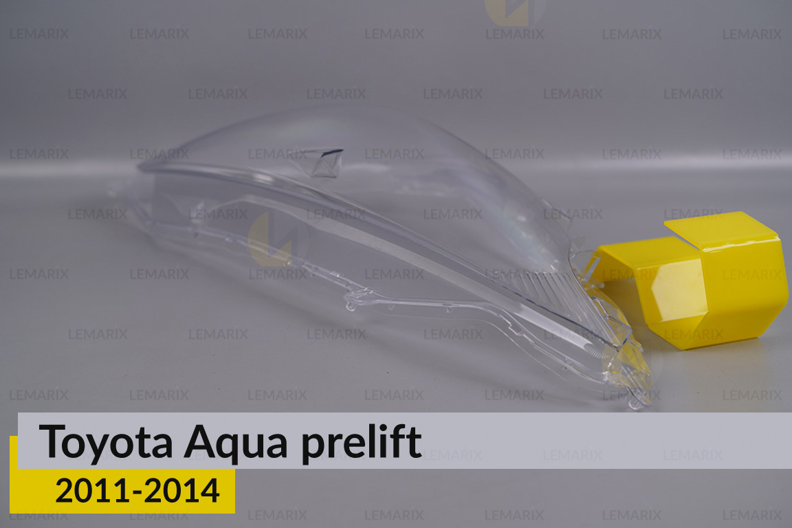 Скло фари Toyota Aqua (2011-2014) дорест ліве