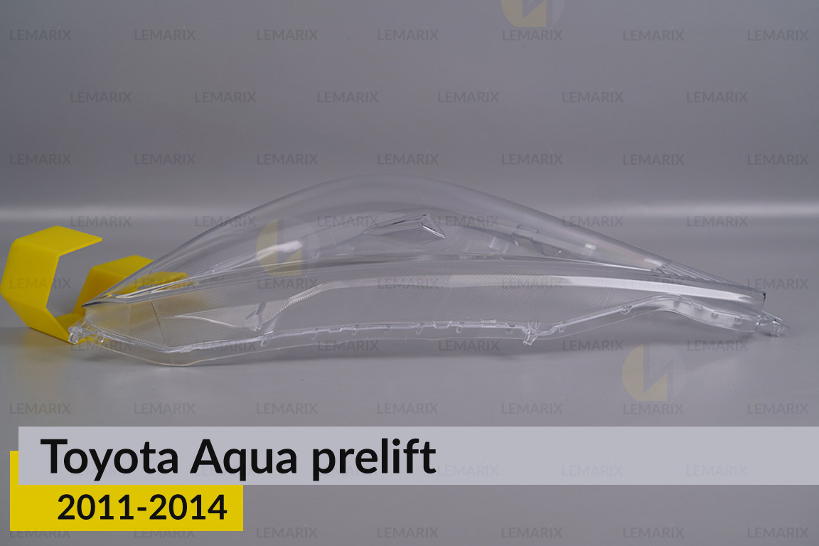 Скло фари Toyota Aqua (2011-2014) дорест ліве