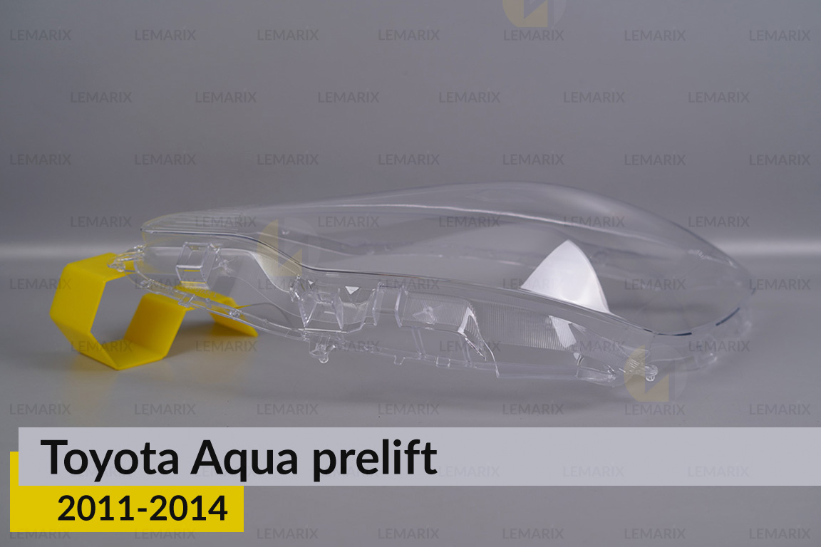 Скло фари Toyota Aqua (2011-2014) дорест ліве