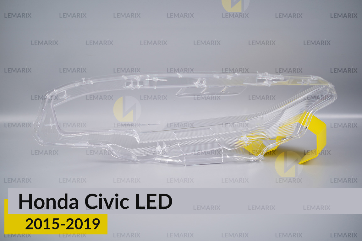 Скло фари Honda Civic LED (2015-2019) праве