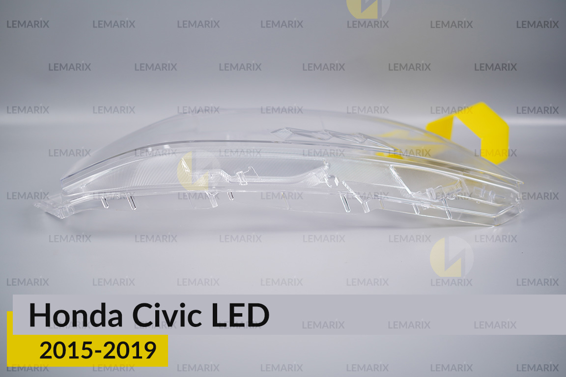 Скло фари Honda Civic LED (2015-2019) праве