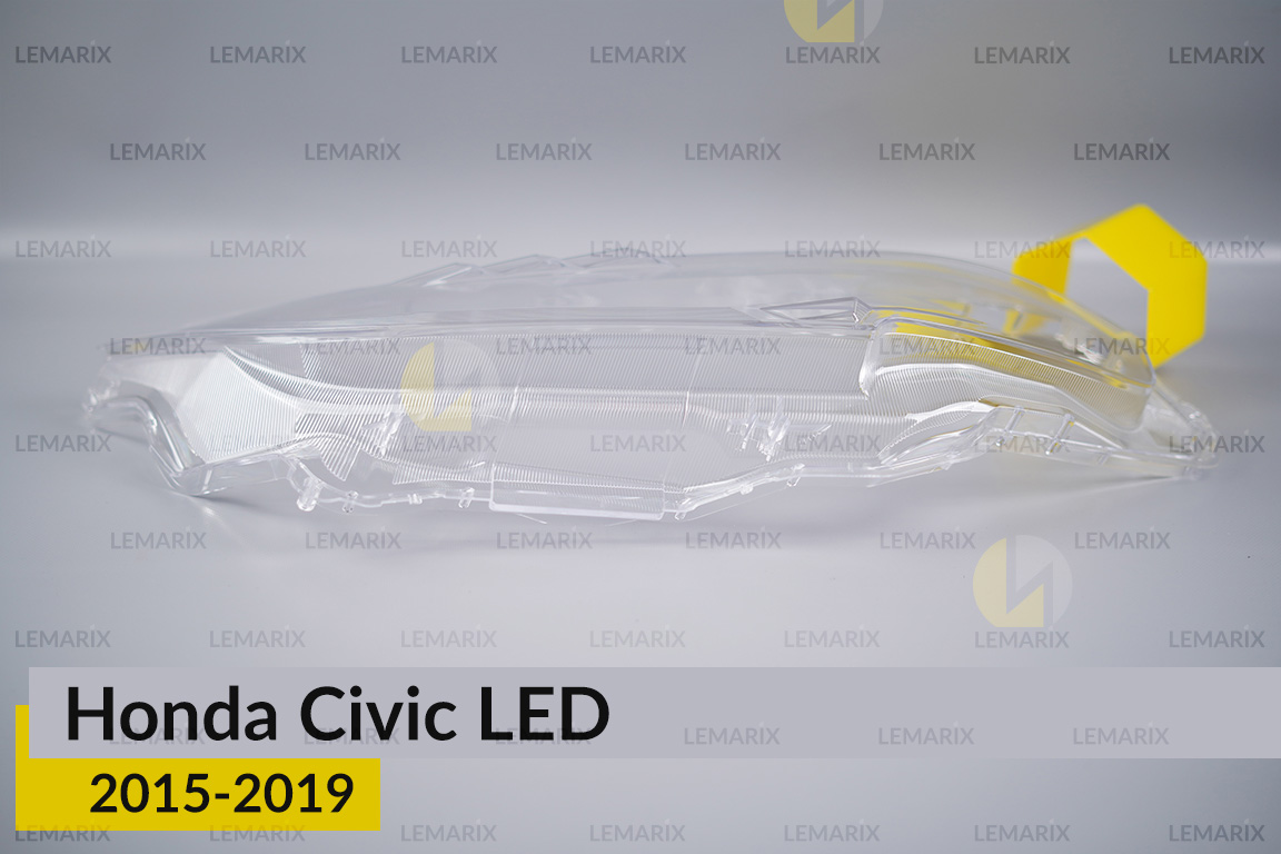 Скло фари Honda Civic LED (2015-2019) праве