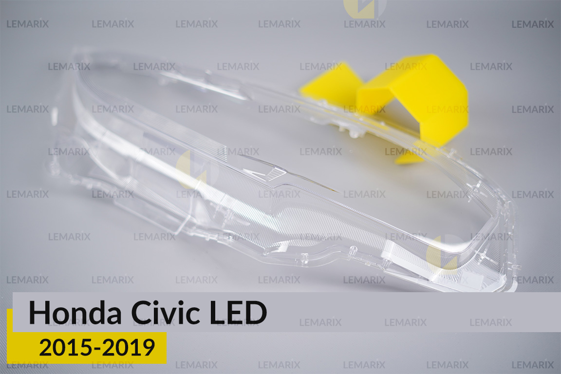 Скло фари Honda Civic LED (2015-2019) праве