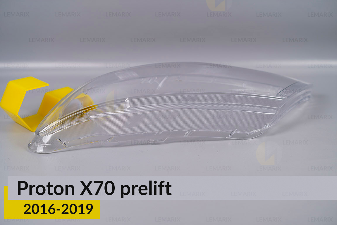Скло фари Proton X70 (2016-2019) дорест ліве