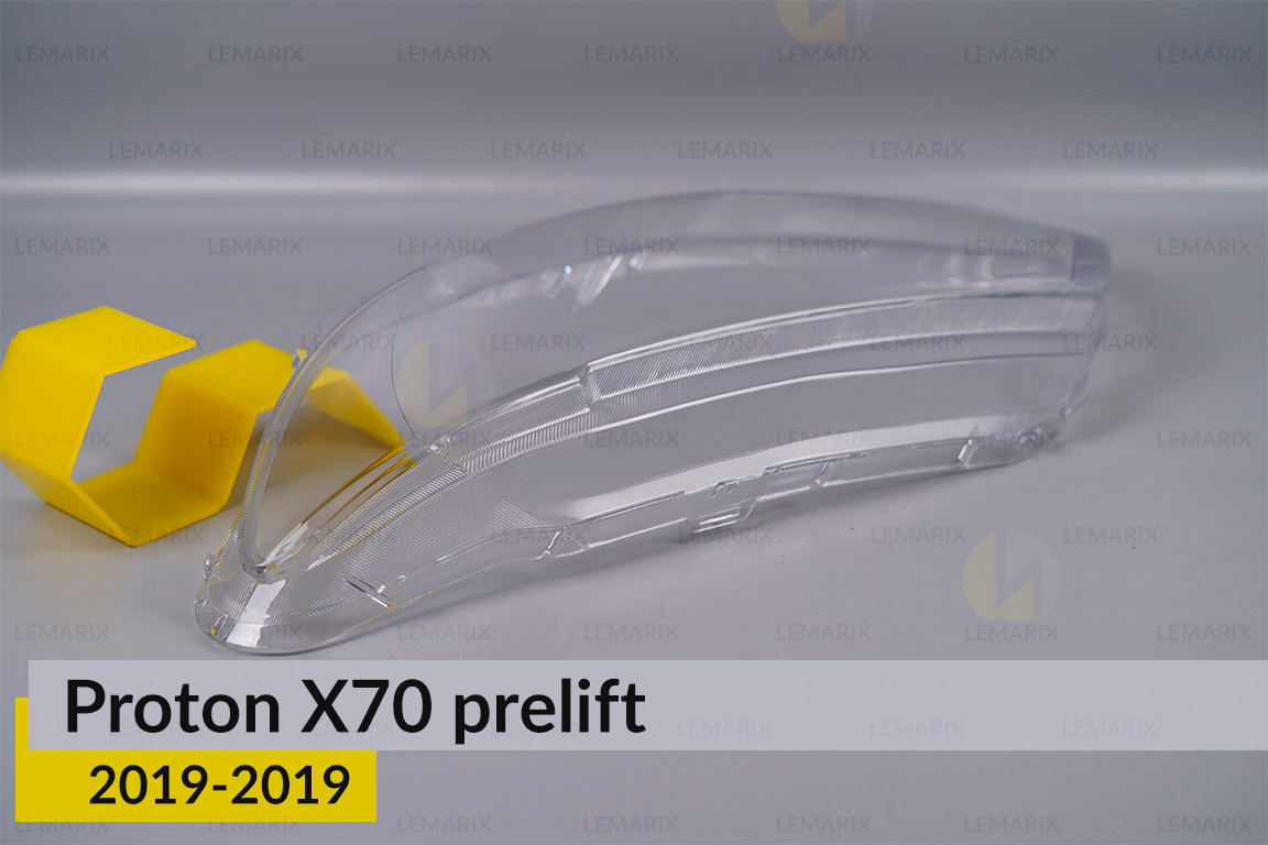 Скло фари Proton X70 (2016-2019) дорест ліве