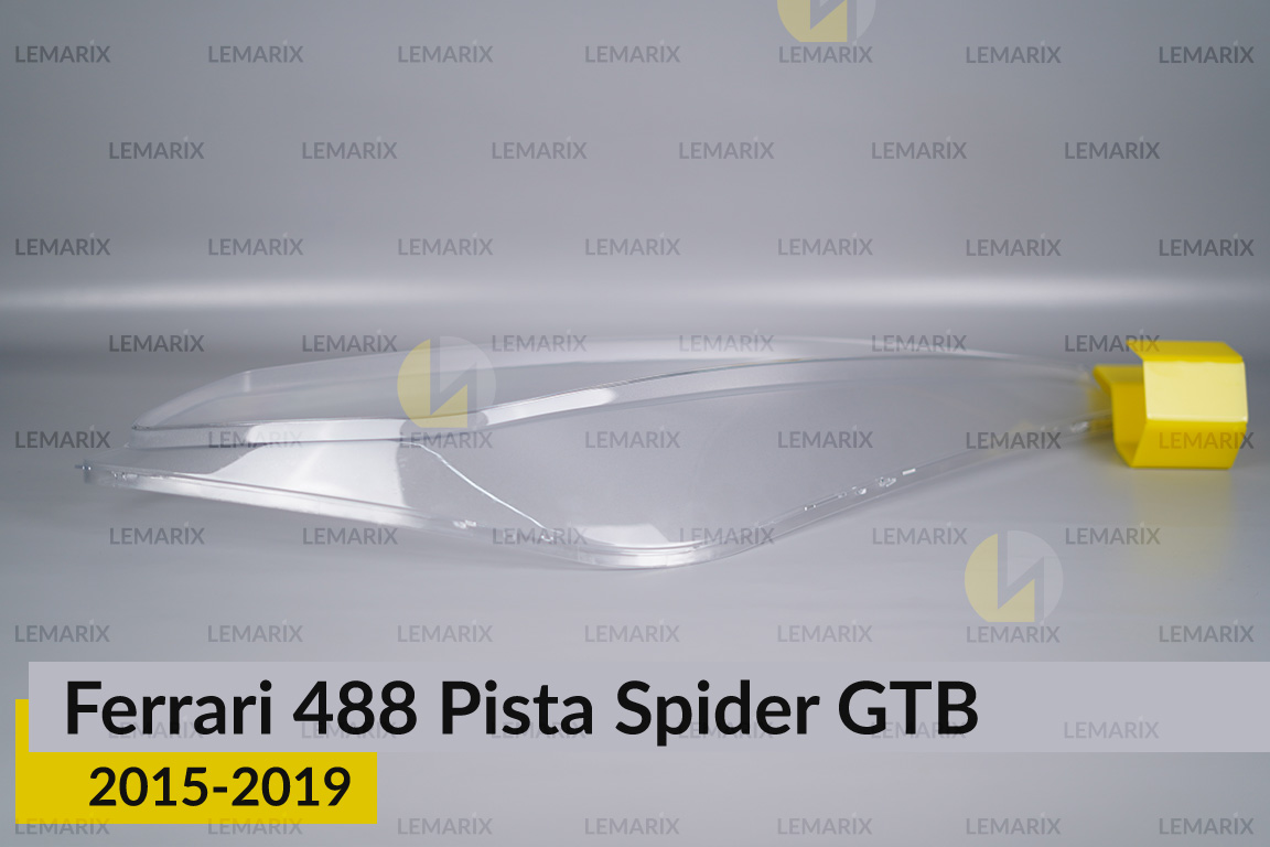 Скло фари Ferrari 488 Pista Spider GTB (2015-2019) ліве