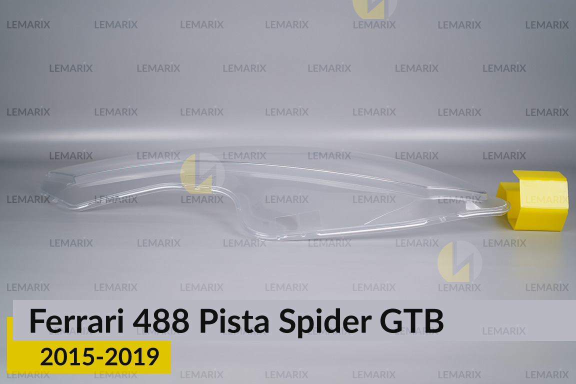 Скло фари Ferrari 488 Pista Spider GTB (2015-2019) ліве