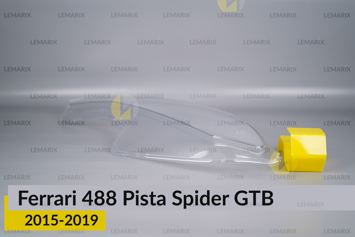 Скло фари Ferrari 488 Pista Spider GTB (2015-2019) ліве