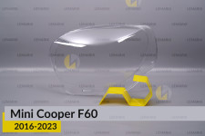 Стекло фары Mini Cooper Countryman Paceman F60 (2016-2023) левое