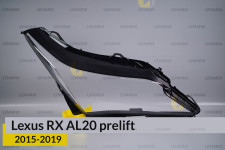 Скло фари Lexus RX AL20 (2015-2019) дорест праве