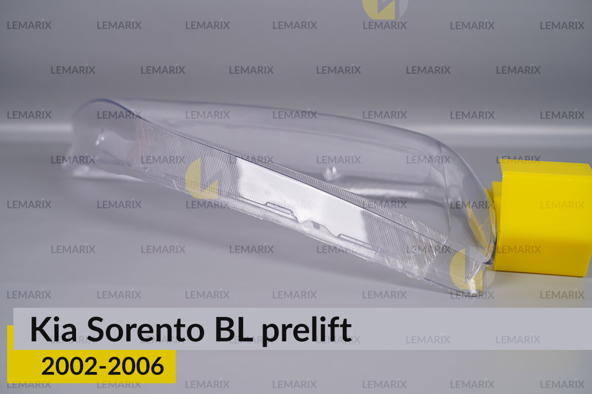 Скло фари KIA Sorento BL (2002-2006) дорест праве