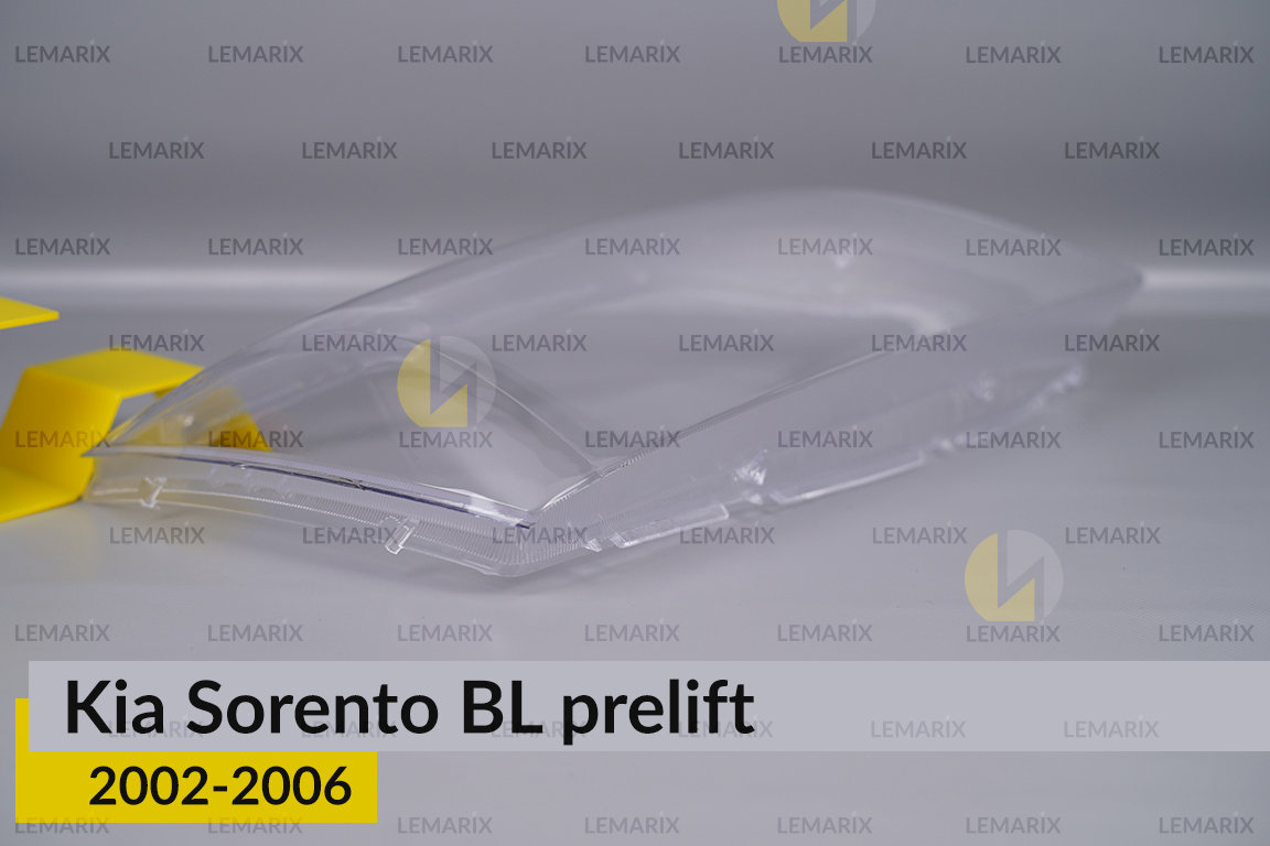 Скло фари KIA Sorento BL (2002-2006) дорест праве
