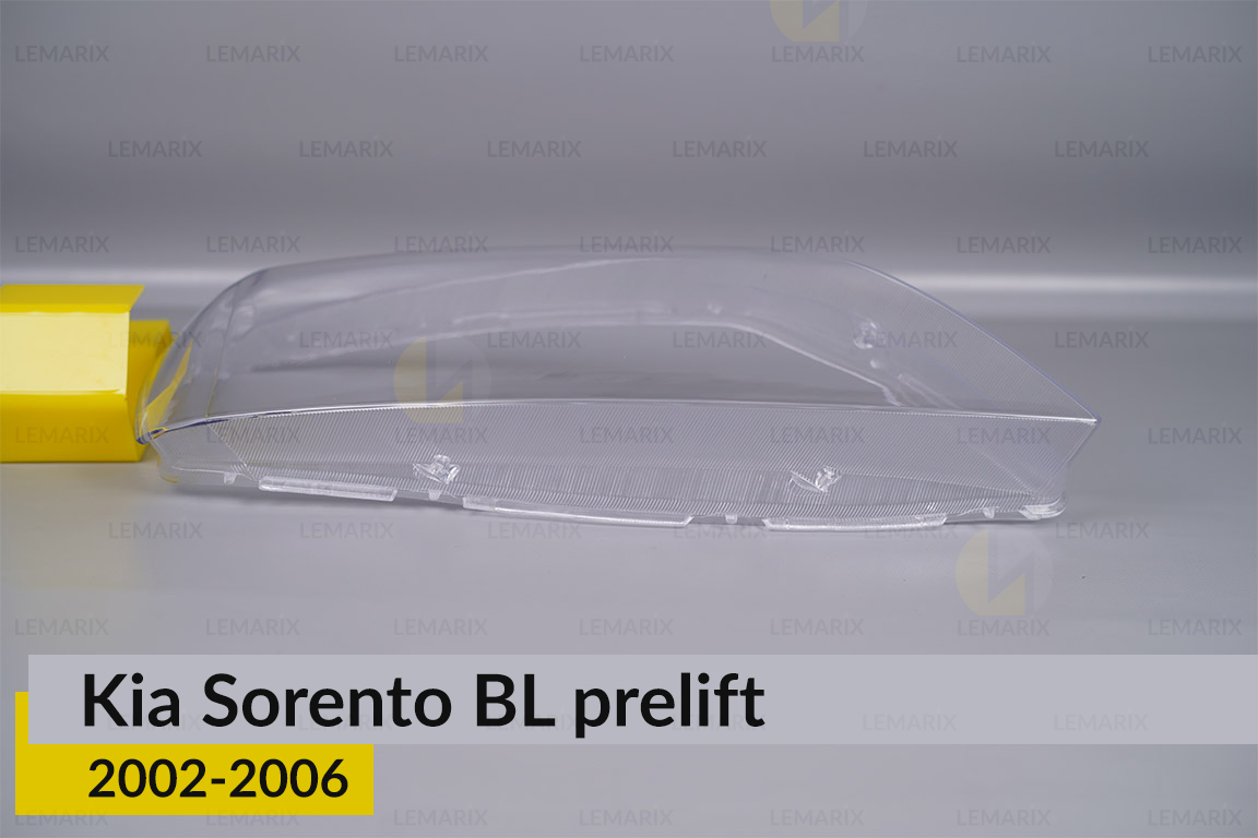 Скло фари KIA Sorento BL (2002-2006) дорест праве