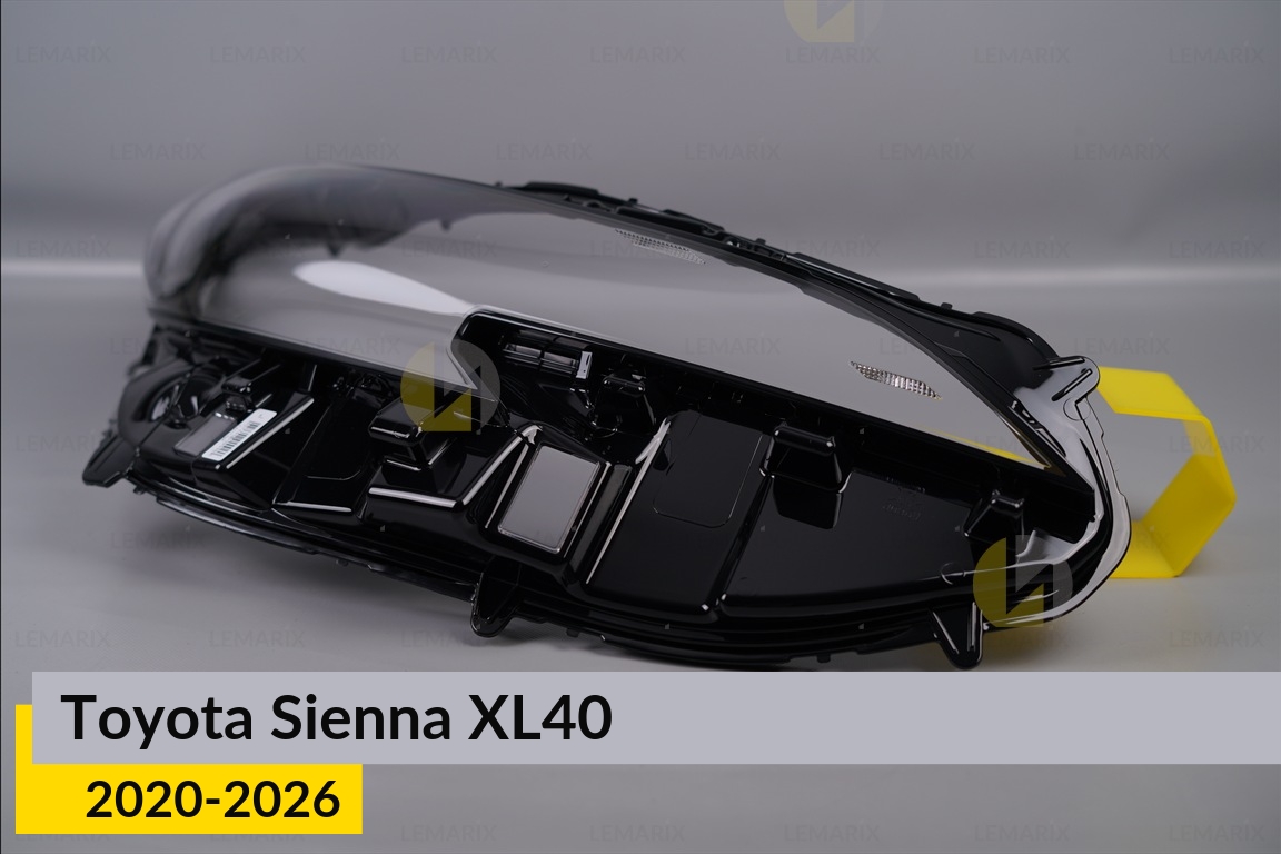 Скло фари Toyota Sienna XL40 (2020-2026) праве