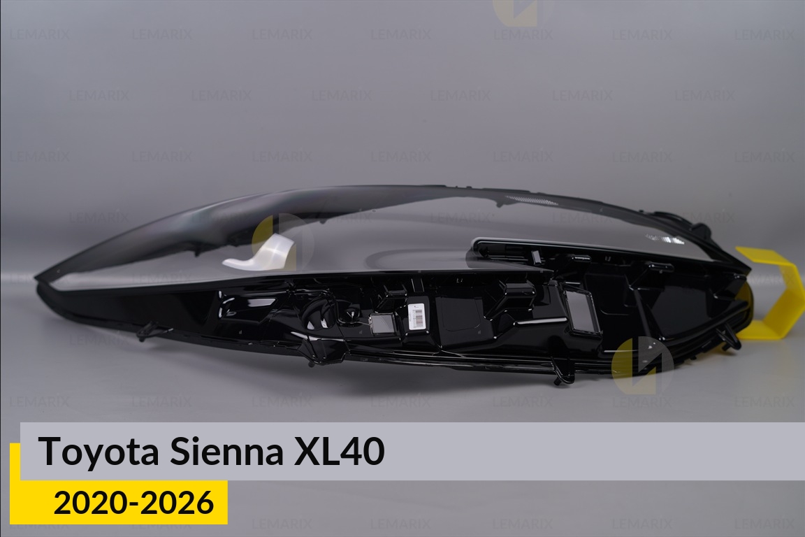 Скло фари Toyota Sienna XL40 (2020-2026) праве