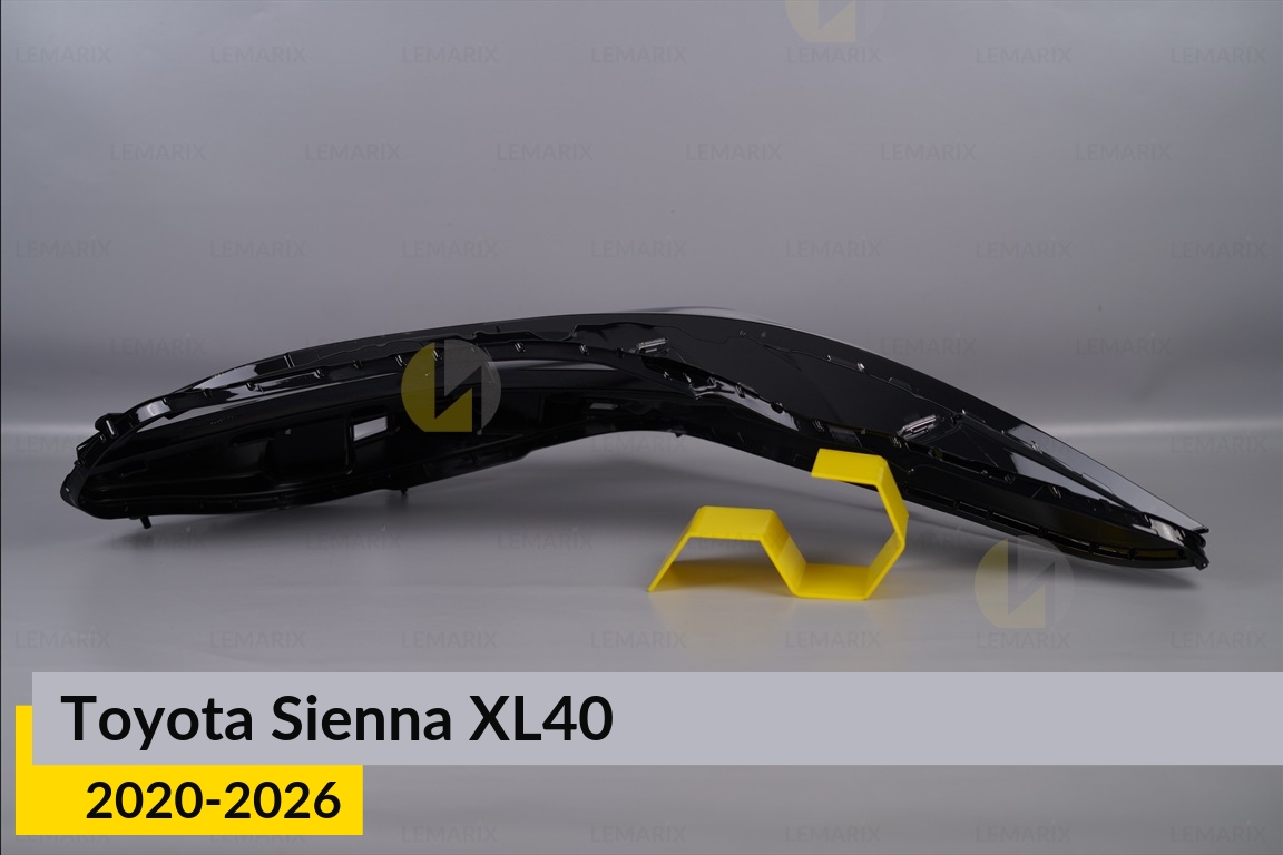 Скло фари Toyota Sienna XL40 (2020-2026) праве