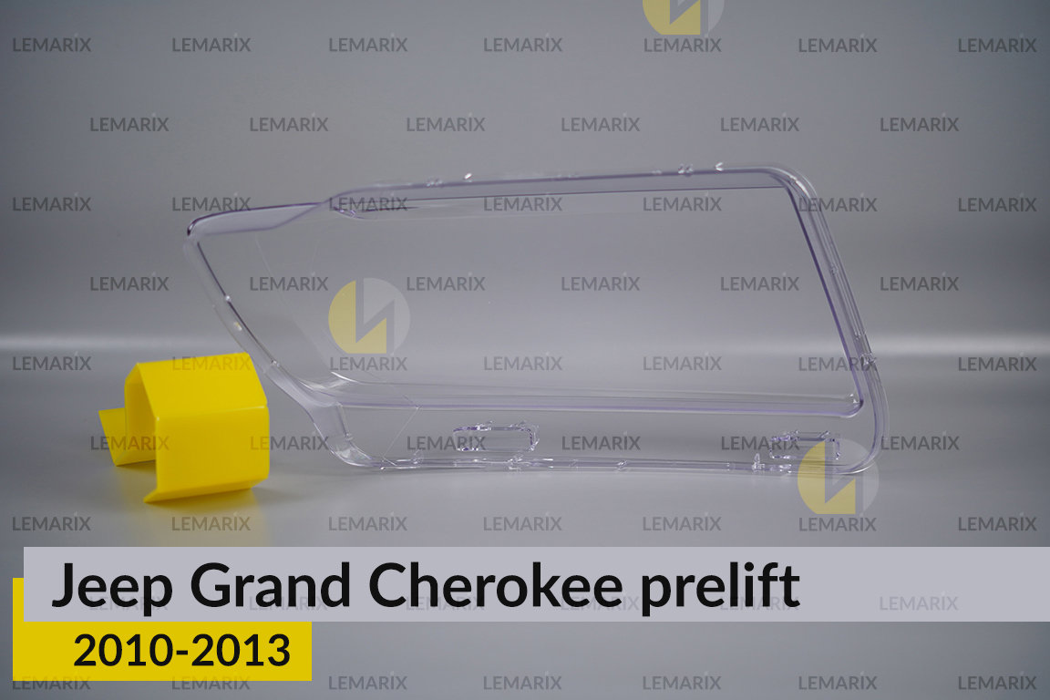 Скло фари Jeep Grand Cherokee (2010-2013) дорест ліве