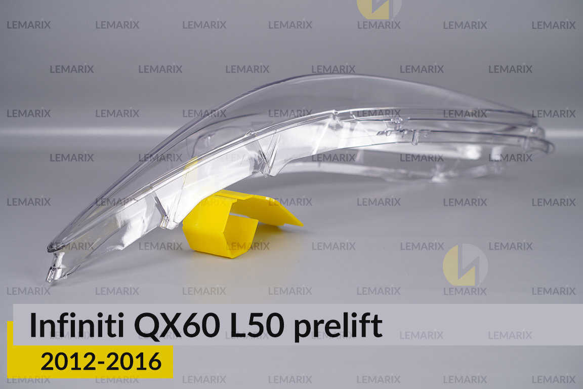 Скло фари Infiniti QX60 L50 (2012-2016) дорест ліве