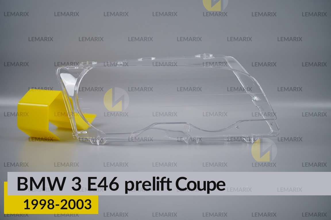 Скло фари BMW 3 E46 Coupe (1998-2003) дорест праве