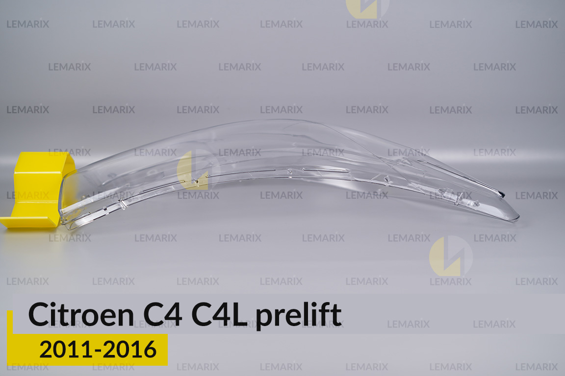 Скло фари Citroen C4 C4L (2011-2016) дорест праве