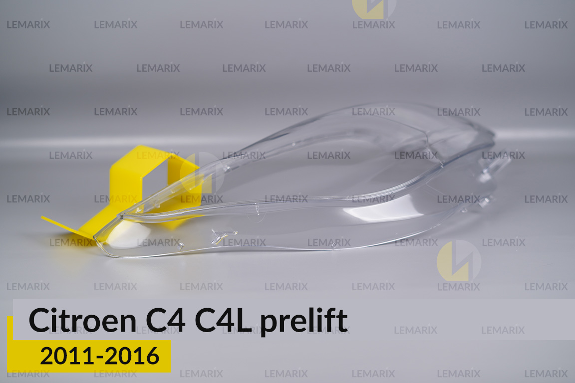 Скло фари Citroen C4 C4L (2011-2016) дорест праве