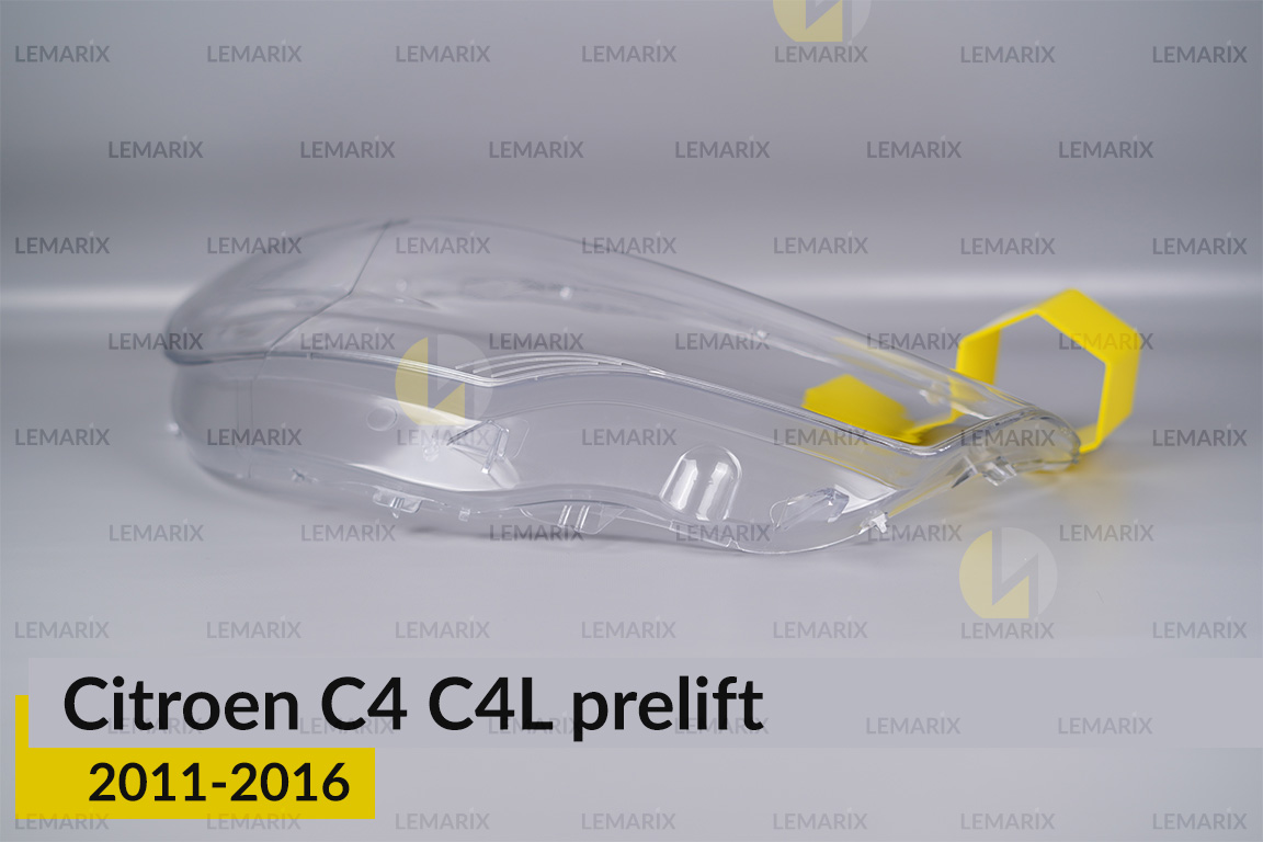 Скло фари Citroen C4 C4L (2011-2016) дорест праве