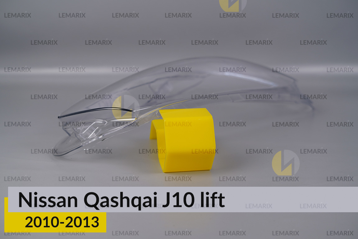 Скло фари Nissan Qashqai J10 (2010-2013) рест праве