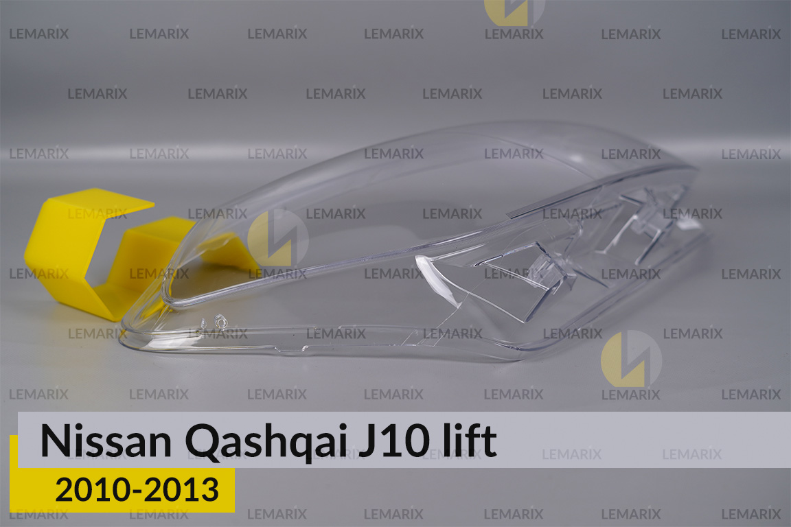 Скло фари Nissan Qashqai J10 (2010-2013) рест праве