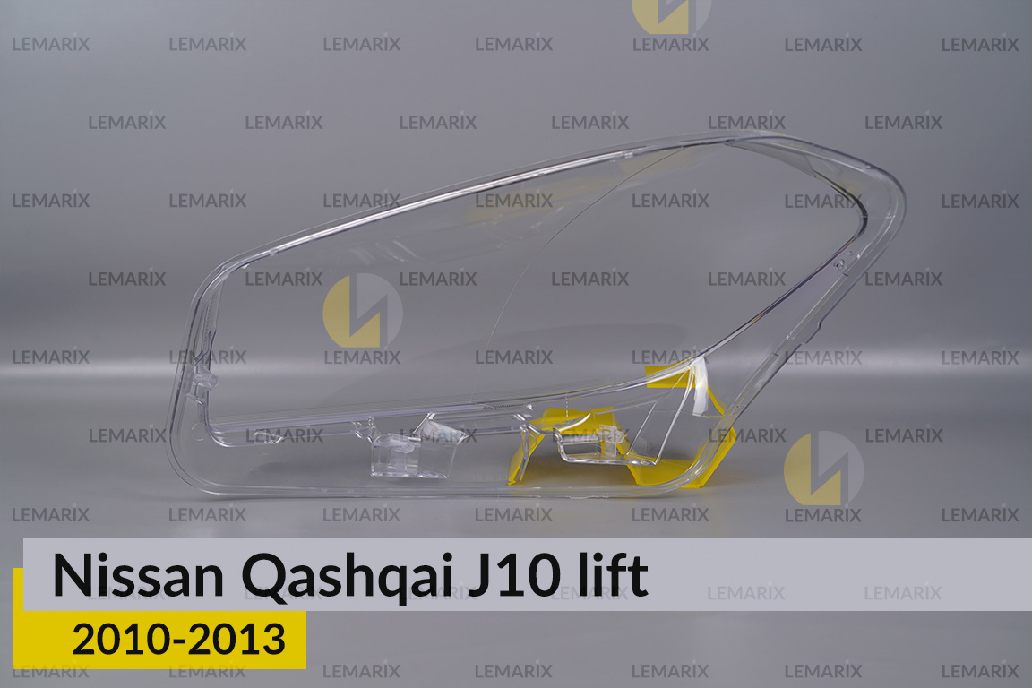 Скло фари Nissan Qashqai J10 (2010-2013) рест праве