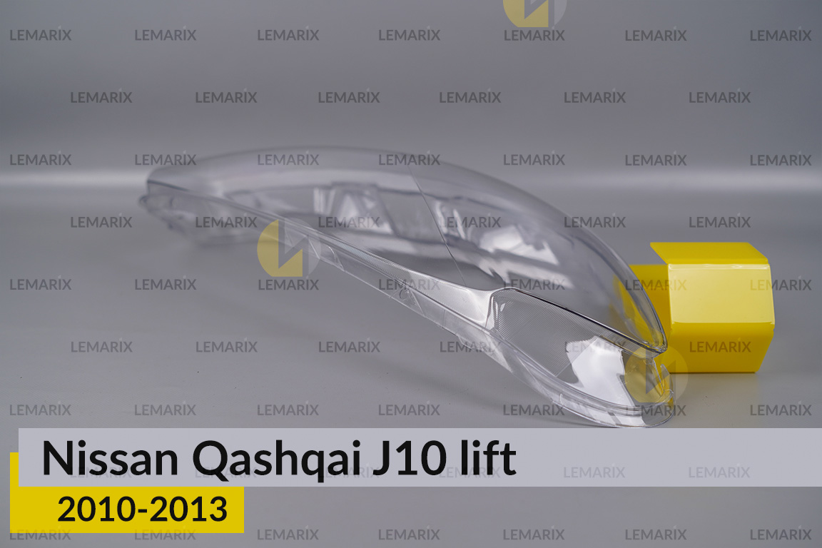 Скло фари Nissan Qashqai J10 (2010-2013) рест праве