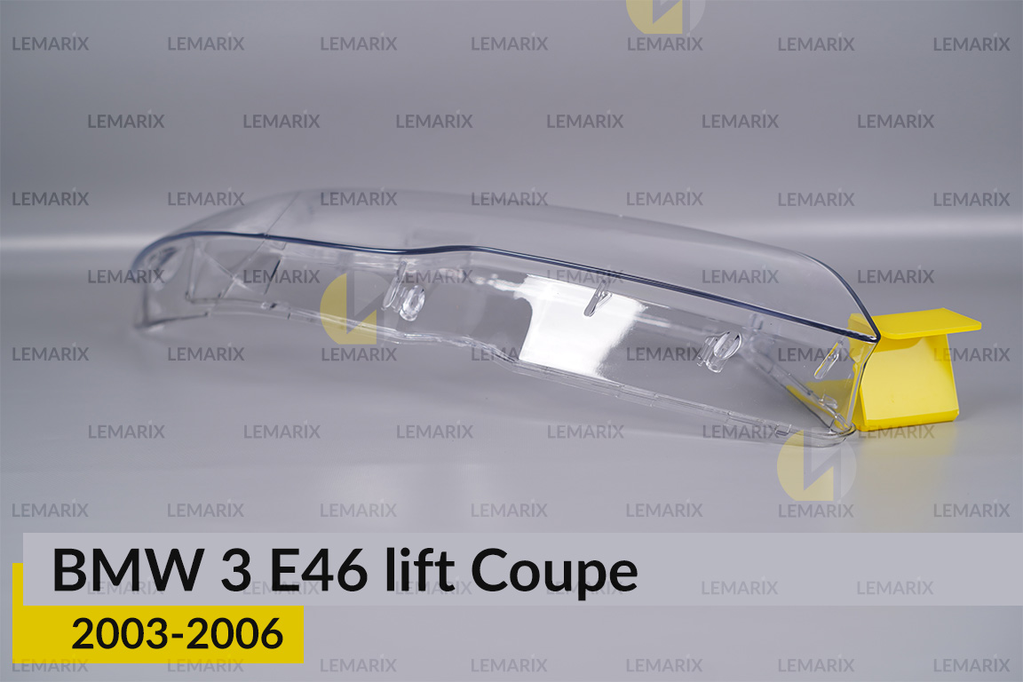 Скло фари BMW 3 E46 Coupe (2003-2006) рест праве