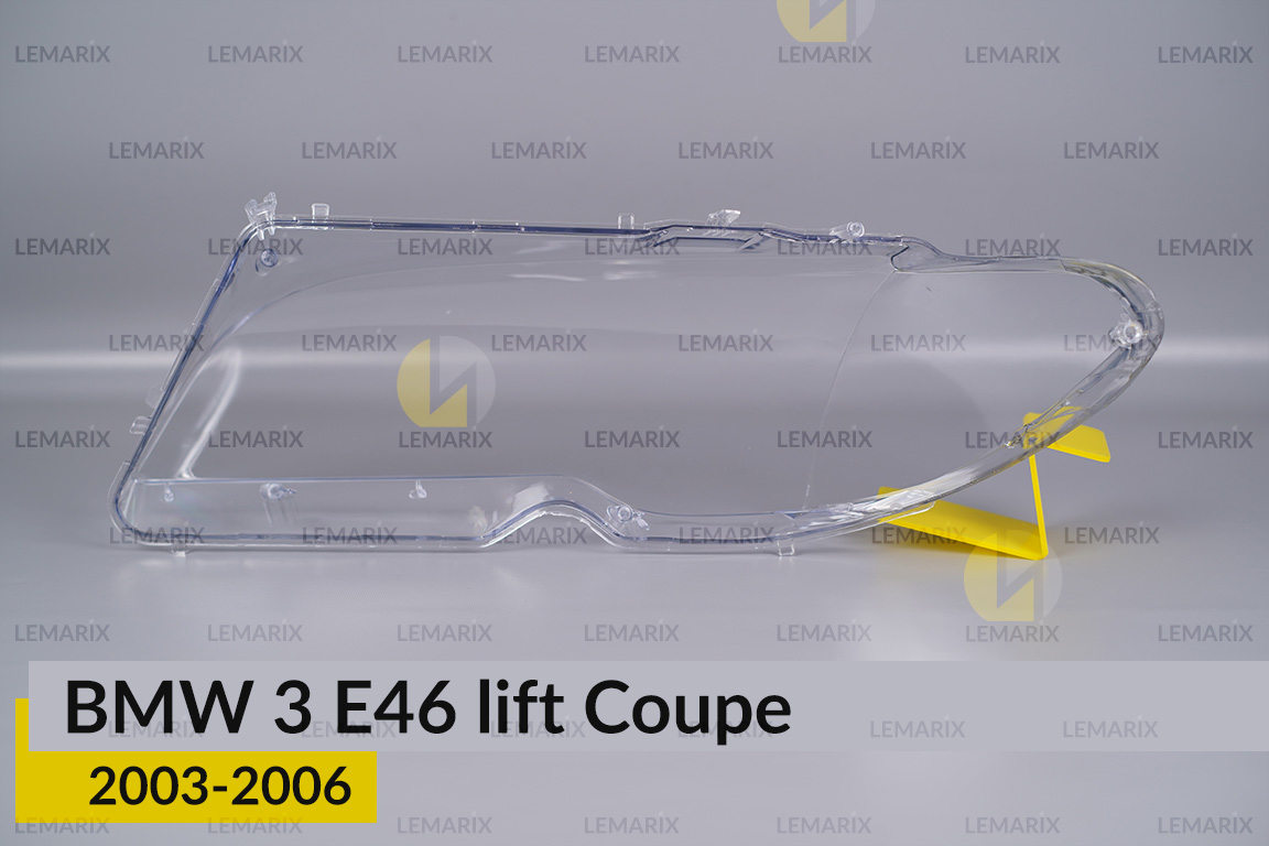 Скло фари BMW 3 E46 Coupe (2003-2006) рест праве