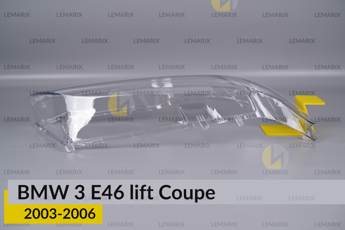 Скло фари BMW 3 E46 Coupe (2003-2006) рест праве