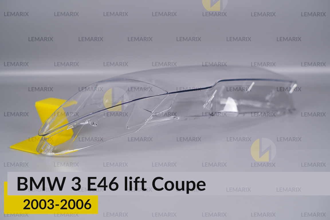 Скло фари BMW 3 E46 Coupe (2003-2006) рест праве