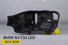 Корпус фары BMW X4 F26 LED (2014-2018) левый