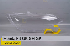 Стекло фары Honda Fit GK GH GP (2013-2020) левое