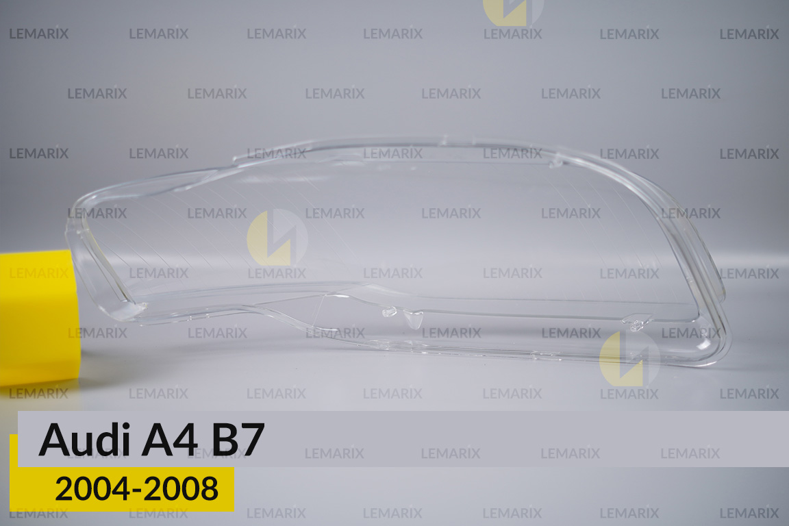 Скло фари Audi A4 B7 (2004-2008) ліве